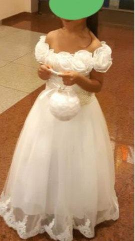 vestido de daminha olx