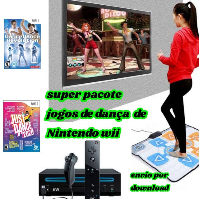 Super pacote com 40 jogos de dança para Nintendo wii midia digital 