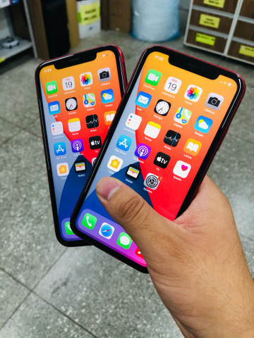 iPhone 11 Red 64g semi // impecável e garantia  - Foto 4