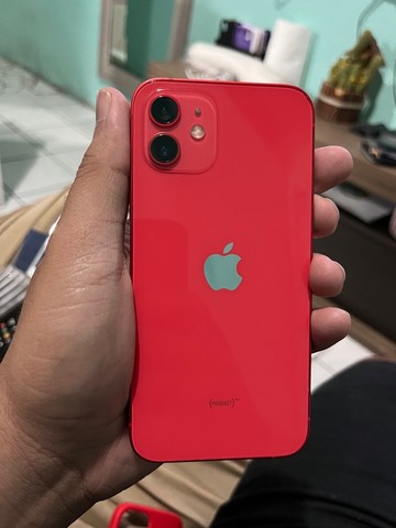 iPhone 12 Red edição especial 64 gb e saúde 89% perfeito nunca aberto  