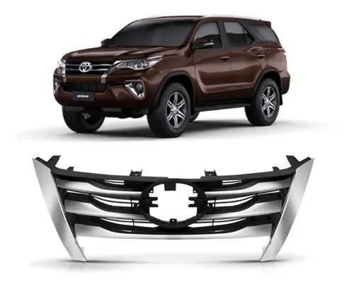 Grade Radiador Cromada para Toyota Hilux SW4 2016 à 2020 - TYG