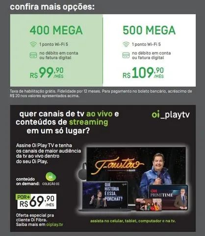 Oferta Fibra, Móvil y TV en R