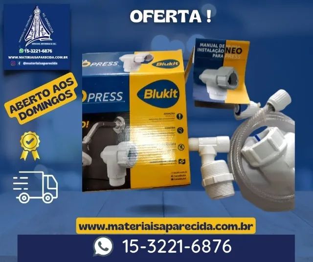 Pressurizador Caixa Dagua Blukit Banhao - novo