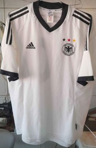 CAMISA ALEMANHA ADIDAS COPA 2002 COREIA JAPAO #10 PERFEITA FRETE GRATIS - Foto 4