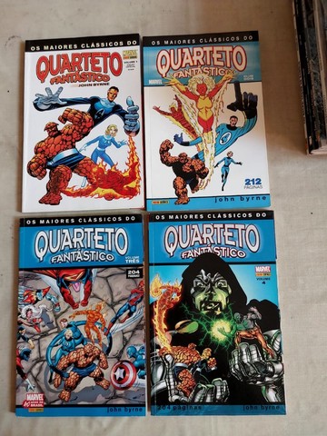 Coleção hq quarteto fantástico por John byrne