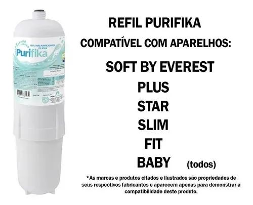 NOVO! Refil Universal Filtro Soft Everest Compatível todos os Modelos