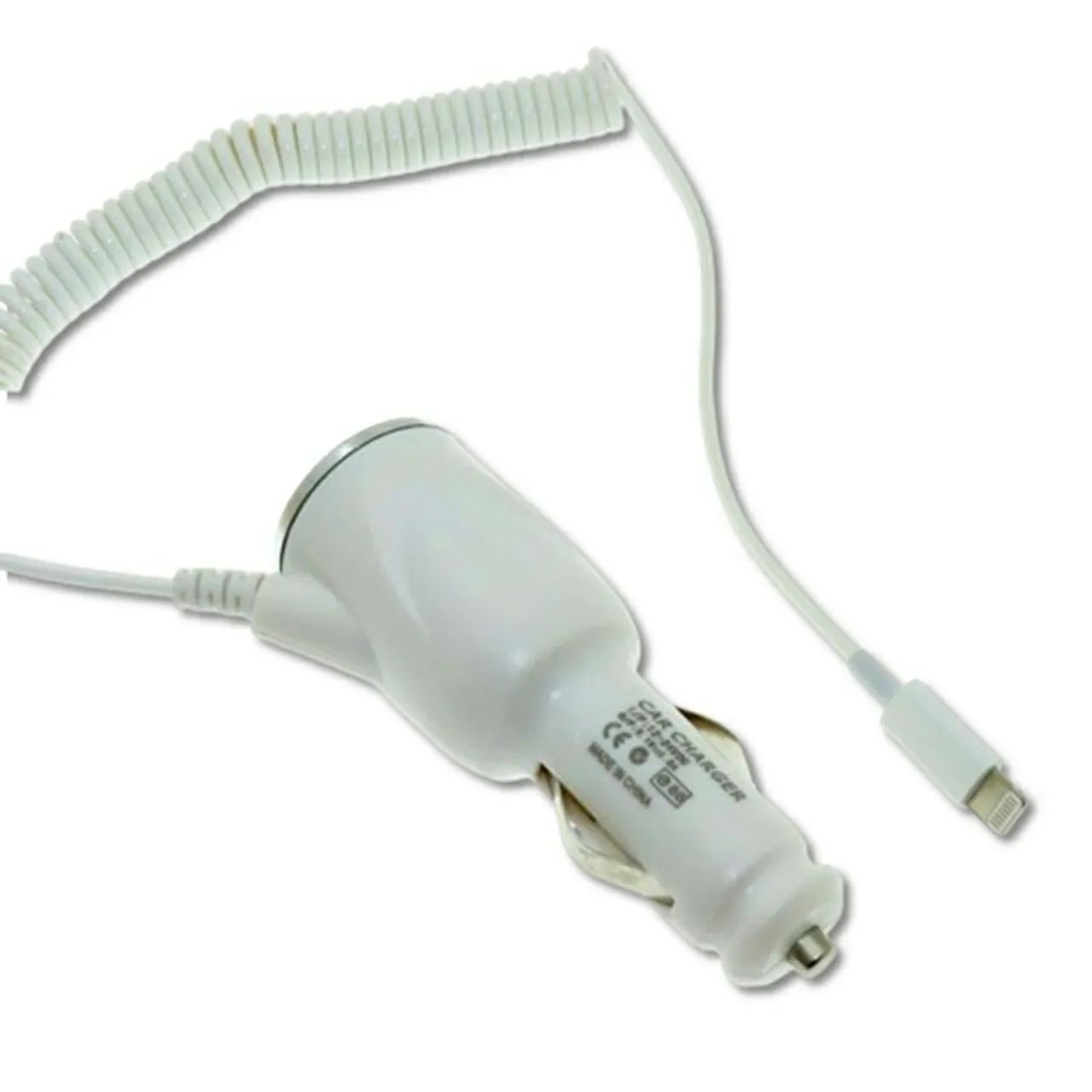Carregador Veicular espiral lightning iphone 5 5s e 6, de 12 a 24v - Foto 4