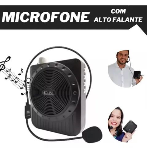 Megafone de Professor Palestrante 9v Boas completo rádio USB  - Foto 2