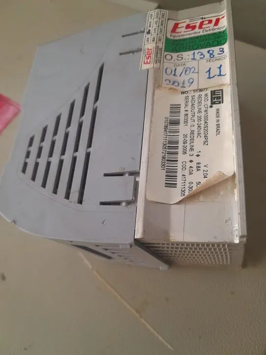 Inversor de Energia CFW 10 = Weg 1CV/ 220v - Foto 2