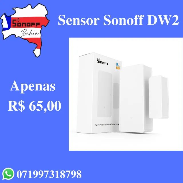 Sonoff DW2 - Sensor para Portas e Janelas