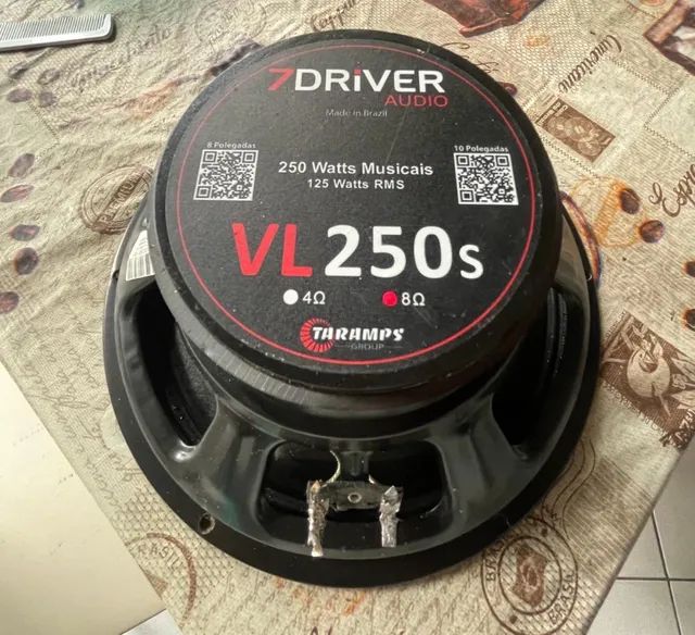 Médio Grave 10? 7Driver 250S 8hm com caixa  - Foto 3