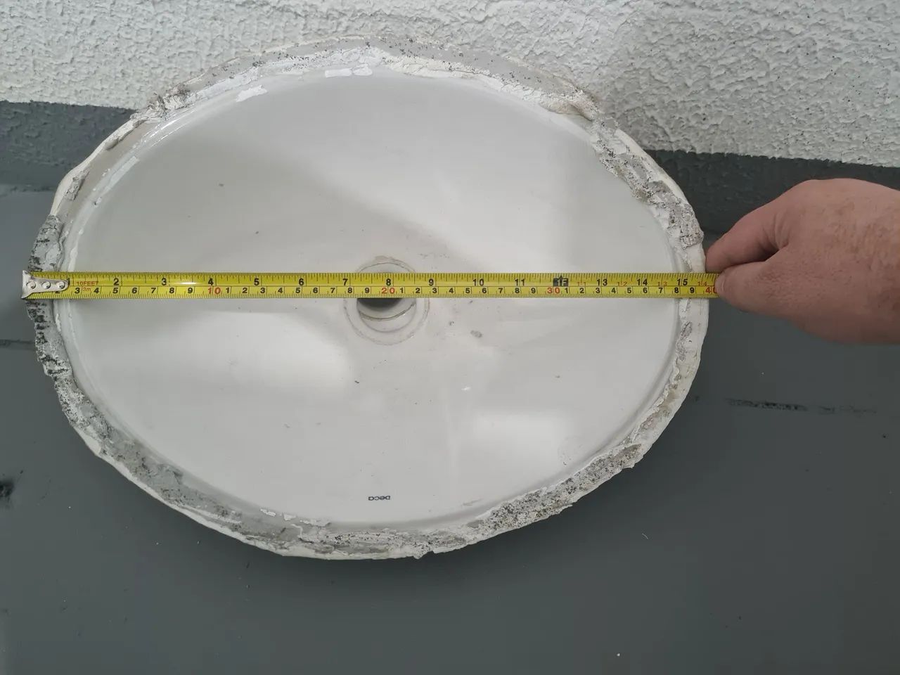 Cuba de pia em cerâmica usada - Foto 2