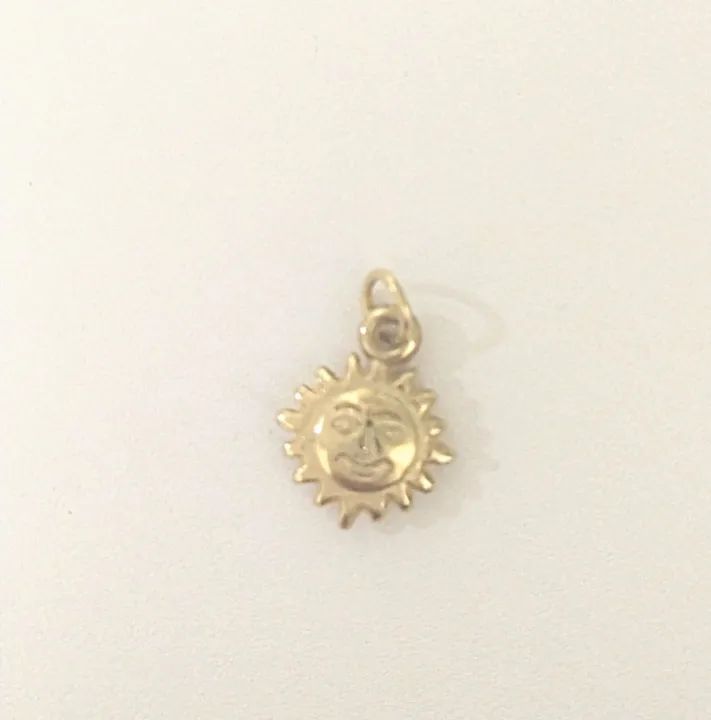 pingente de sol banhado a ouro. - Foto 4