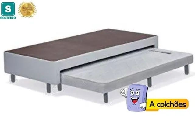 Cama Box Solteiro 78x188 C/ Aux. Espuma - Foto 3