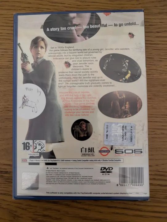 Nintendo Switch PS2 RULE of Rose Rule of Rose Novo Lacrado Original PS2 Raríssima Versão Britânica