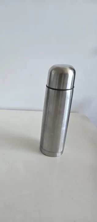 Garrafa Térmica Inox 500ml Para Água Café Chá Com Click Top - Foto 2