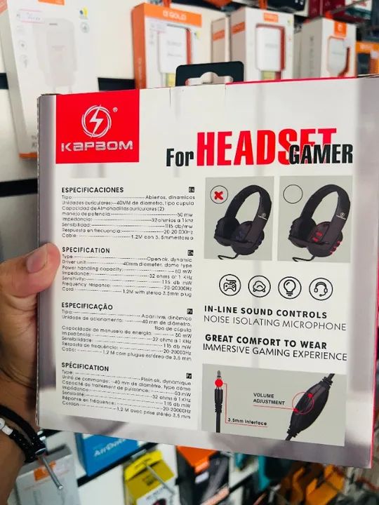 Fone de Ouvido Headset Game - Foto 2