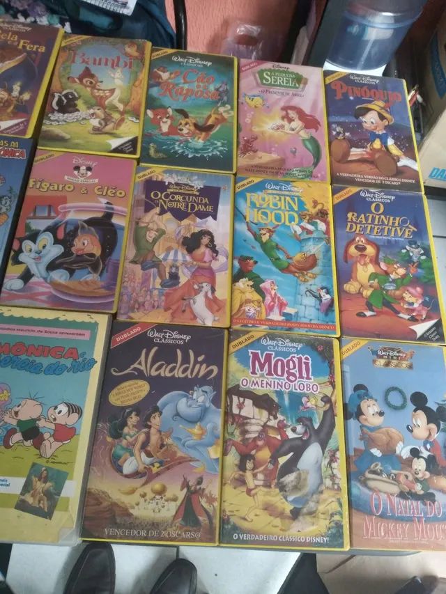 26 fitas de desenhos em VHS 64860944577538121