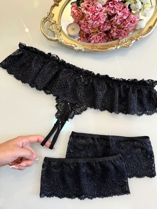 Conjunto de Calcinha Apressadinha moda íntima lingerie
