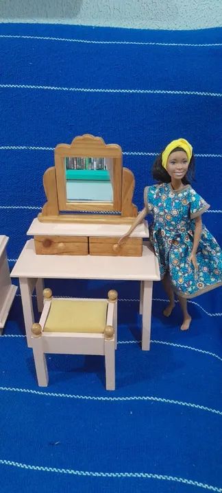 Dormitório para bonecas  Susi ou Barbie - Foto 4