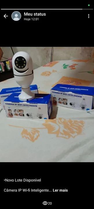 Câmera IP Wi-fi Inteligente - Novo Lote