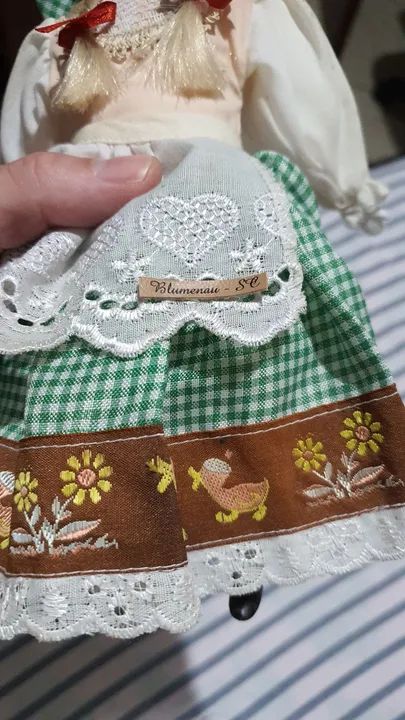 Boneca de Porcelana Blumenau vintage - Foto 3