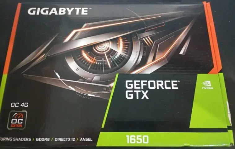 Gigabyte Placa gráfica GeForce GTX 1650 D6 OC 4GB GV-N1656OC-4GD V2