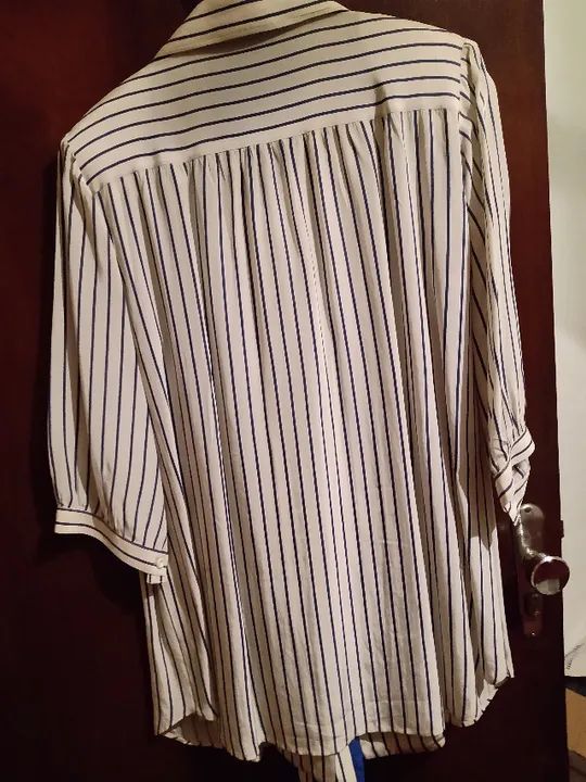 Camisa listrada moda evangélica tamanho M - Foto 3