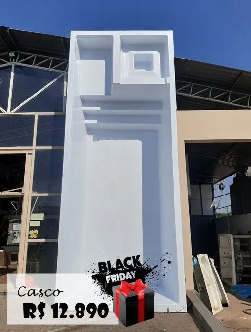 CA- Piscina na Cor Branca +SPA na BLACK !!