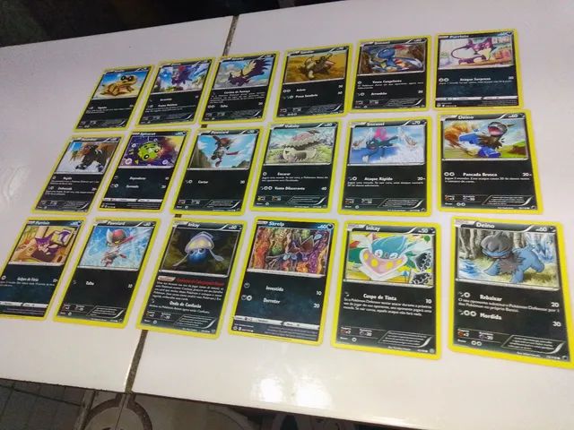 Kit de cartas pokémon básica 