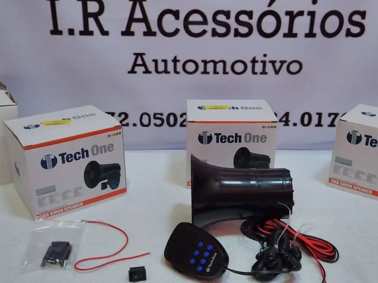 Sirene de Som Portátil Tech One com 7 tons aceito cartão! - Foto 4