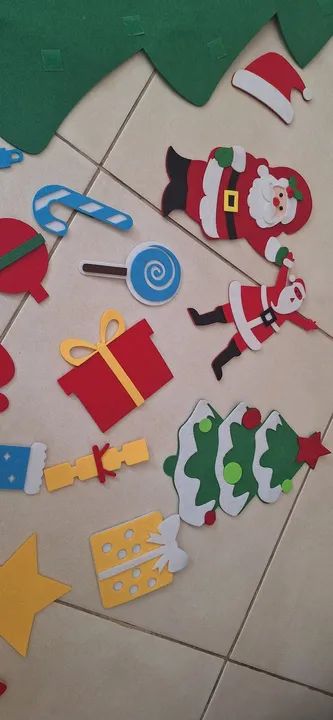Árvore de Natal de feltro - Foto 2