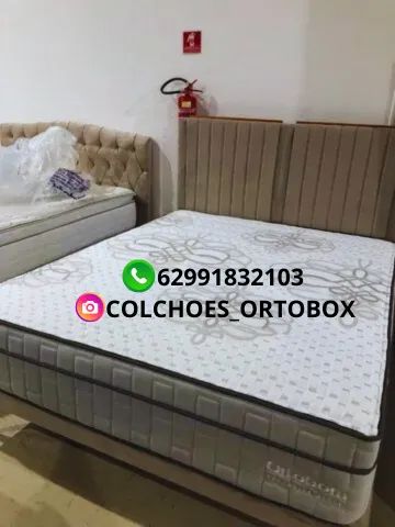 Colchão Super king da Ortobom com 5 anos de garantia