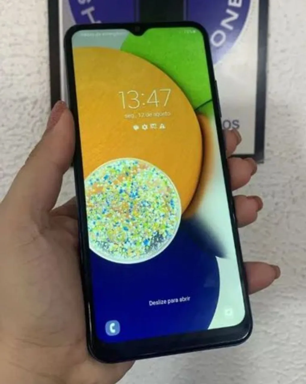 Vendo esse celular A03 bem conversando