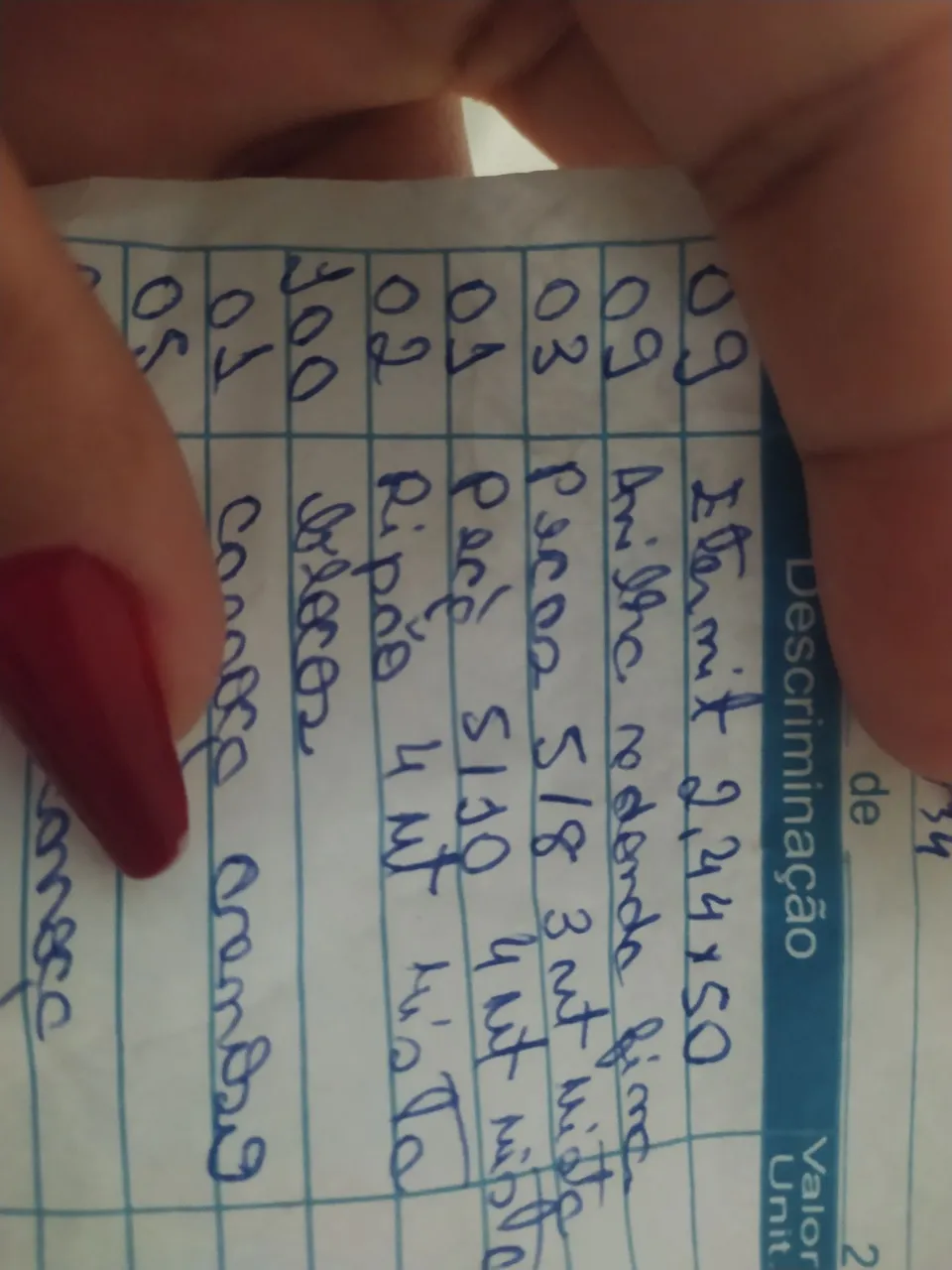 Materiais para construção civil