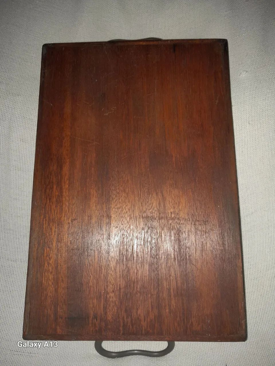 Antiga Bandeja em madeira nobre - Foto 4