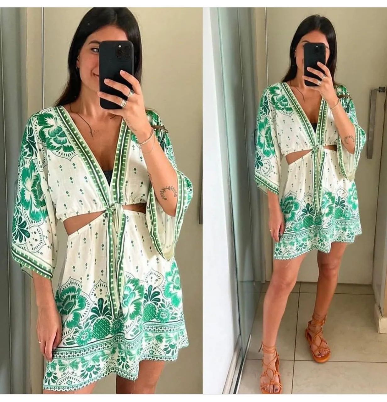 Vestido curto Farm P