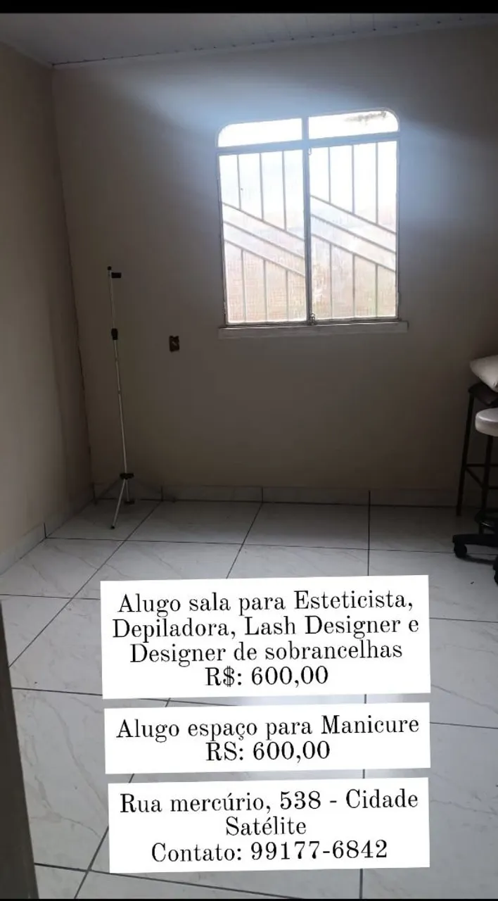 Aluguel de sala em Studio de beleza