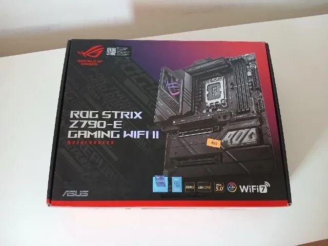 Placa Mãe z790 Asus Rog Strix E Gaming II(2) Wifi Gen 7 LGA 1700(Intel) C/Caixa e NF