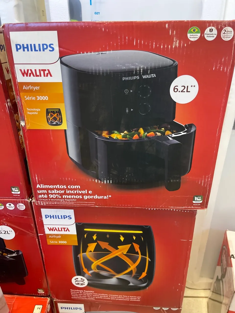 Airfryer Philips Walita Série 3000 - 6.2L