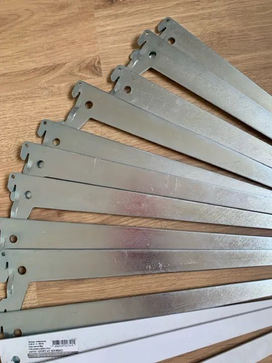 Suporte para prateleiras - 14 peças - Foto 3