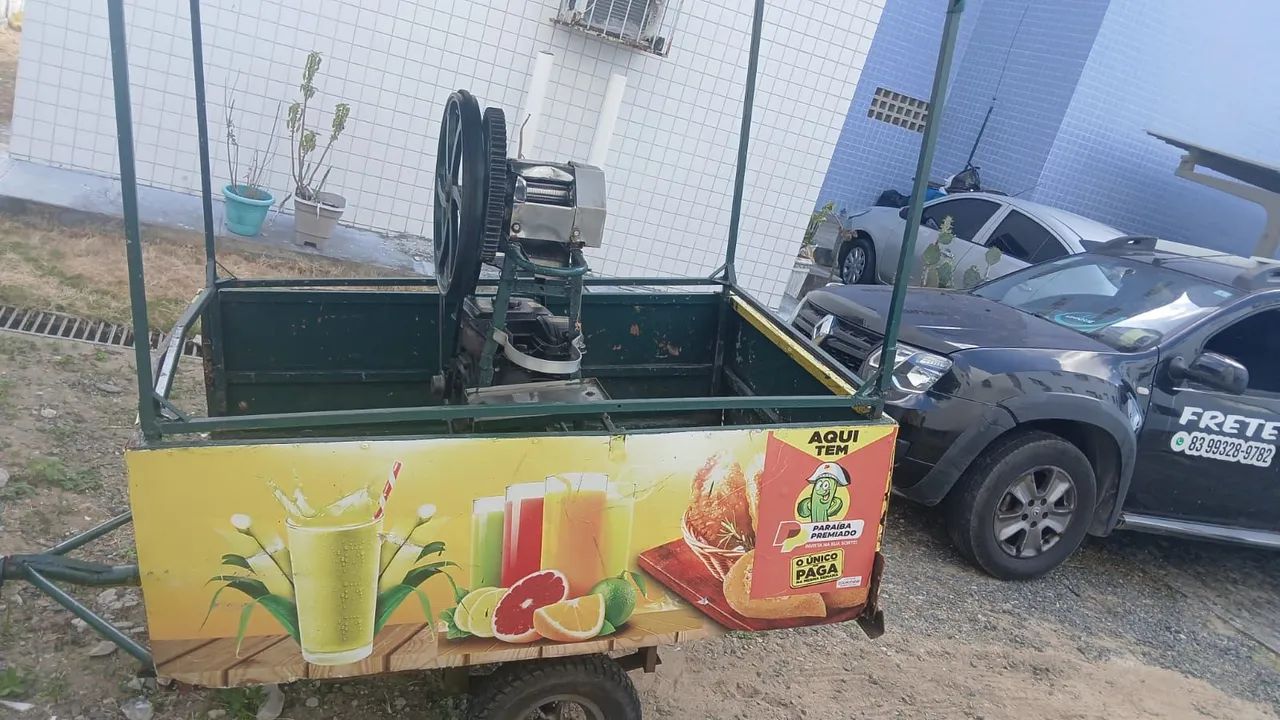 Moenda de cana+carreto+motor reserva - Foto 3