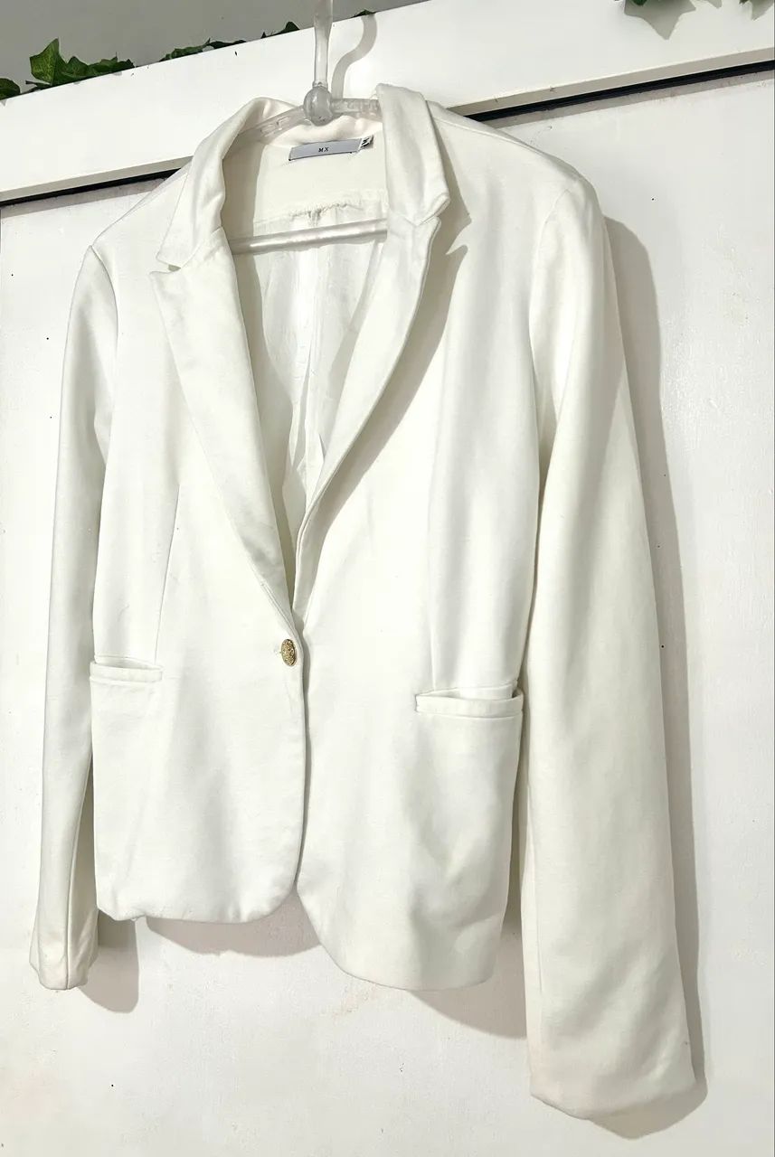 Blazer feminino off white  Mx  - Foto 4