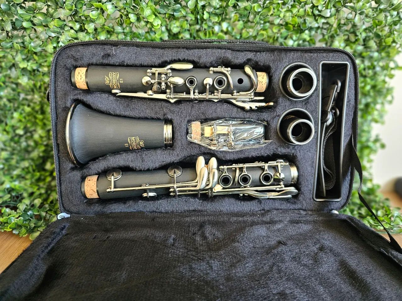 Clarinete Moresky E1 Si Bemol com 17 chaves de níquelEb - Foto 3