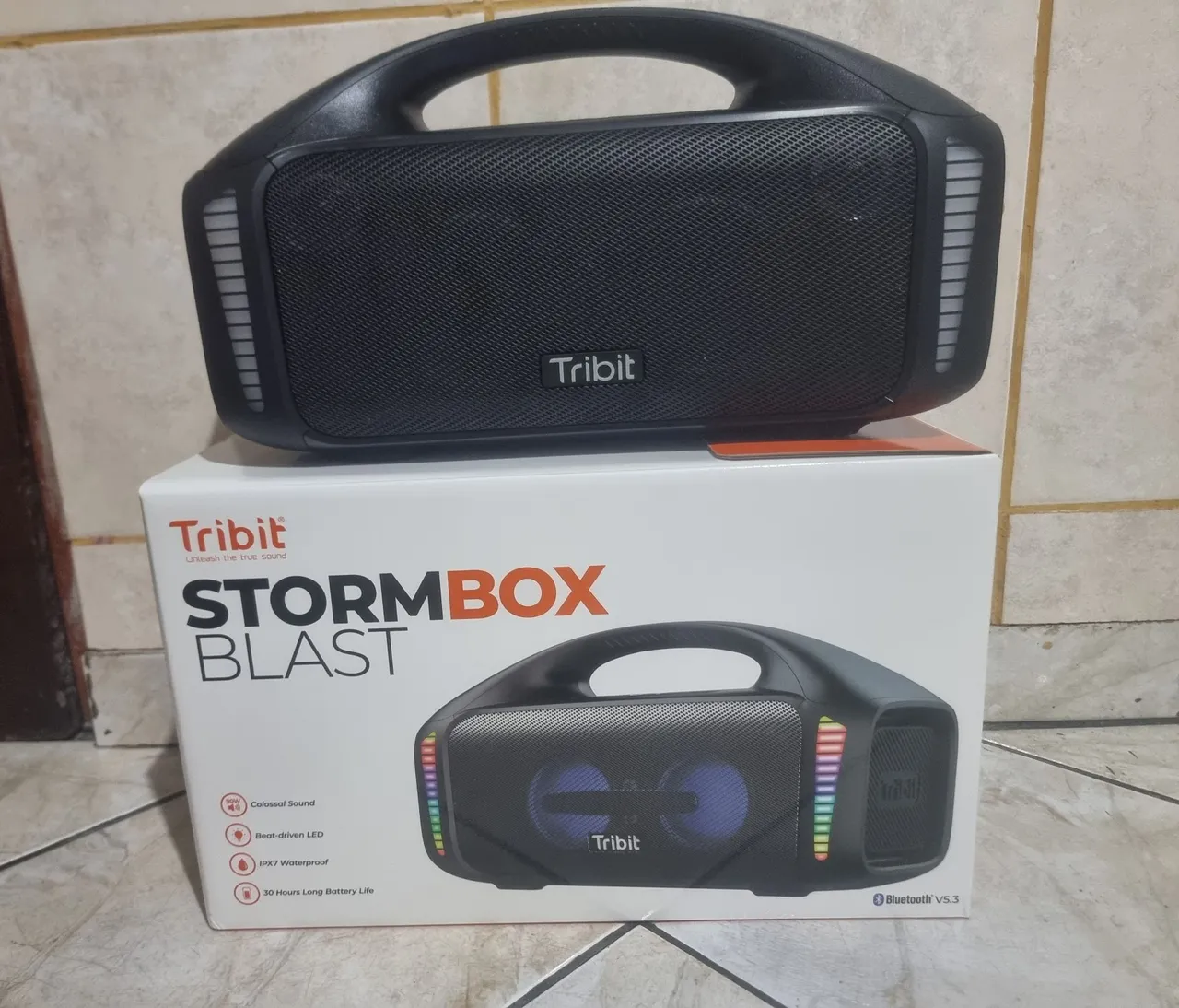 Caixa de Som Bluetooth Tribit StormBox Blast 90W