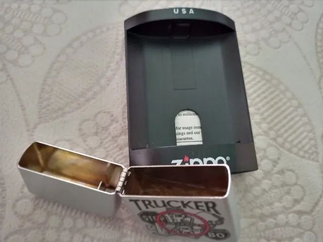 Isqueiro Zippo Trucker a fluido Colecionador oferta aproveite otimo para presente - Foto 3