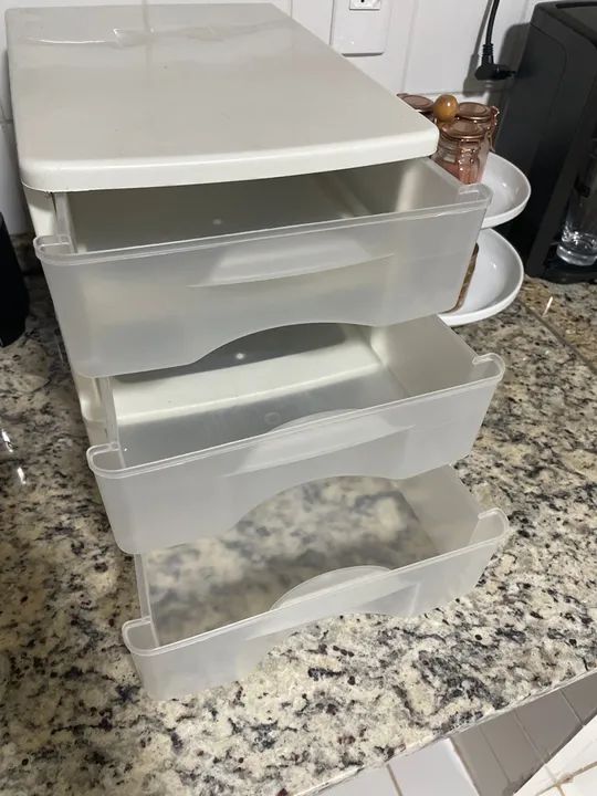 Organização para sua cozinha: Gaveteiro de 3 gavetas - Foto 2