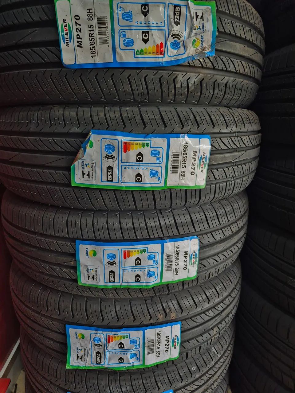 Promoção pneus originais marca milever aro 185/65/15 - Peças para