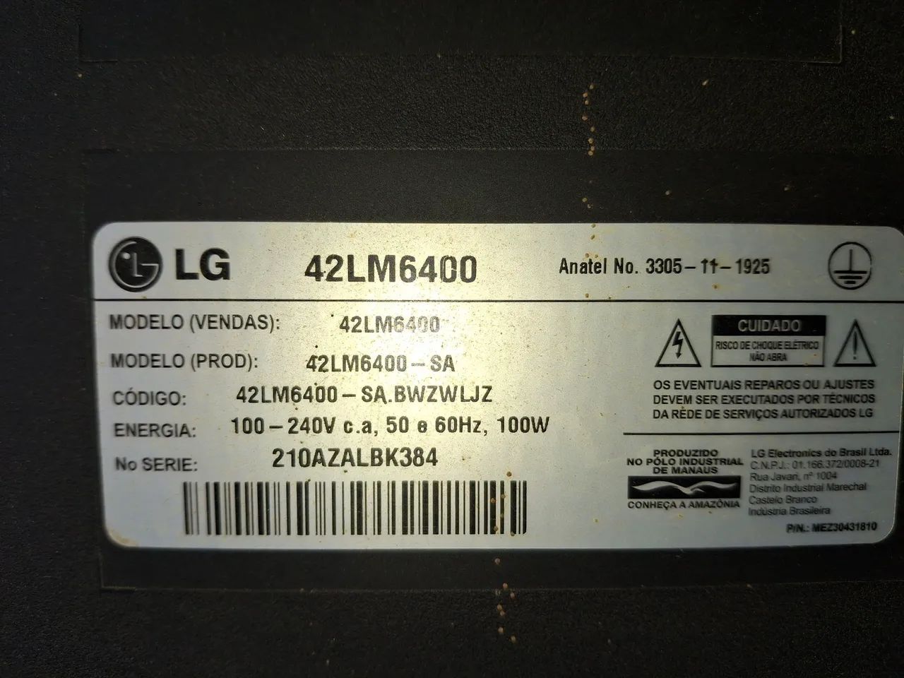 TV LG - Tela Grande. 42 polegadas  - Foto 2