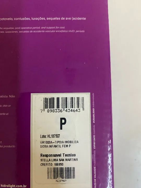 Tipoia Imobilizadora Infantil Hidrolight - Foto 3